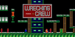 Titelmotiv von Wrecking Crew (NES)