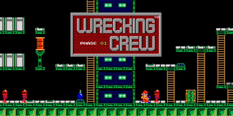 Titelmotiv von Wrecking Crew (NES)