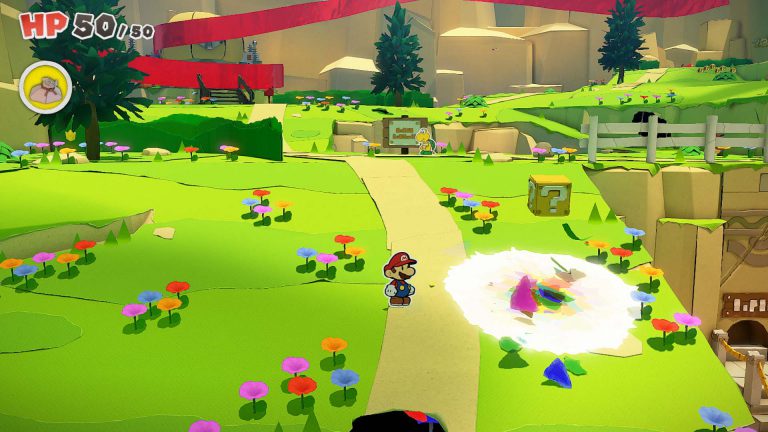 14_200612_NSW_Paper Mario The Origami King_Screenshot_PaperMarioTOK_scrn_Confetti_02