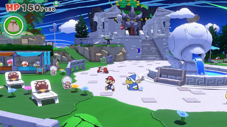 32_200612_NSW_Paper Mario The Origami King_Screenshot_PaperMarioTOK_scrn_wrld_GreenTape_01