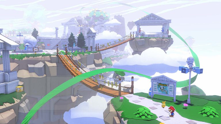 33_200612_NSW_Paper Mario The Origami King_Screenshot_PaperMarioTOK_scrn_wrld_GreenTape_02