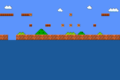 Levelkarte Welt 1-1 in Super Mario Bros. für NES