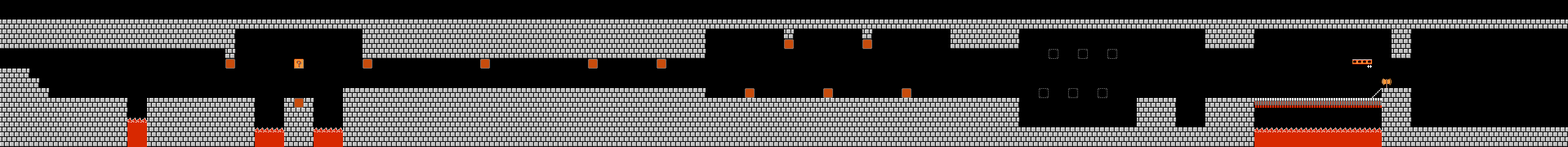 Levelkarte Welt 1-4 in Super Mario Bros. für NES