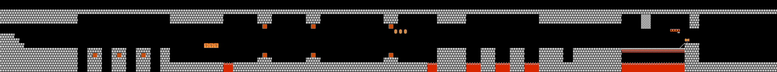 Levelkarte Welt 3-4 in Super Mario Bros. für NES