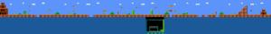 Levelkarte Welt 4-1 in Super Mario Bros. für NES