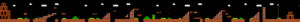 Levelkarte Welt 6-1 in Super Mario Bros. für NES