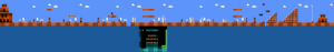 Levelkarte Welt 7-1 in Super Mario Bros. für NES